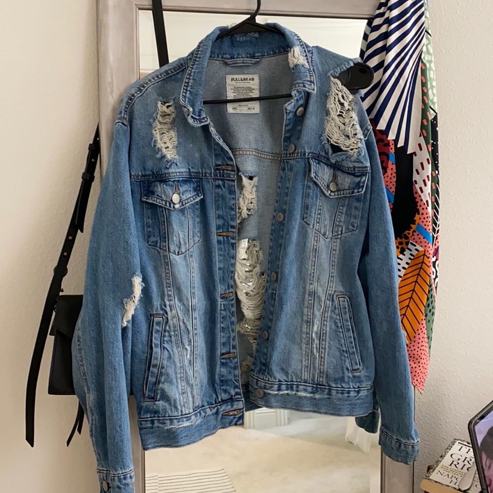 Distressed Denim jacket